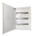 Rozdzielnica natynkowa metalowa 3x18 modułów IP30 (400V AC) 605x436x130mm drzwi pełne KOLE SYSTEMS