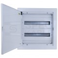 Rozdzielnica podtynkowa metalowa 2x18 modułów IP30 (400V AC) 435x415x130mm drzwi pełne KOLE SYSTEMS