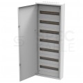 Rozdzielnica podtynkowa metalowa 7x18 modułów IP30 (400V AC) 1185x415x130mm drzwi pełne KOLE SYSTEMS