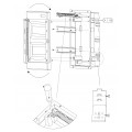 Rozdzielnica podtynkowa PNF 3x18 modułów IP40 (400V AC) 393x511x106mm plastikowa drzwi transparentne NOARK