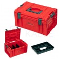 Skrzynka na narzędzia przenośna 450x334x240mm czerwona 19l IP 54 QBRICK SYSTEM PRO Toolbox 2.0 Red Ultra HD Custom QBRICK SYSTEM