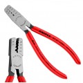 Szczypce do zaciskania tulejek kablowych 0,25-2,5mm2 powlekane KNIPEX 97 61 145 A