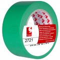 Taśma oznaczeniowa ostrzegawcza PVC 50mm x 33m SCAPA 2721 zielona