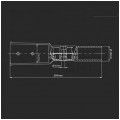 Uchwyt, adapter regulowany do montażu lamp, opraw ulicznych na słupie fi:48 x fi:62 x dł.309mm V-TAC