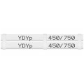 Uchwyt kablowy podwójny typu T wbijany USMP-3-BIS do kabli płaskich YDYp (3x1,5-3x2,5) 250szt