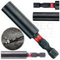 Uchwyt magnetyczny Przedłużka do bitów udarowych 1/4" HEX 60mm SHOCKWAVE Impact Duty MILWAUKEE