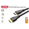 UNITEK Kabel HDMI 2.0 4K Premium High Speed Ultra HD CERTYFIKOWANY 4K@60 1,5m