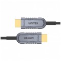 UNITEK Kabel optyczny HDMI 2.1 8K Ultra High Speed 8K@60 4K@120 40m