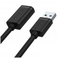 UNITEK Kabel przedłużacz USB 2.0 typ-A (wtyk / gniazdo) 2.0 czarny 1m