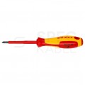 Wkrętak izolowany PH1 187mm VDE 1kV dla elektryka KNIPEX 98 24 01