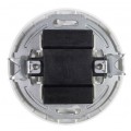 Włącznik światła schodowy pojedynczy podtynkowy IP20 biały z okrągłą ramką 10A 250V LOFTICA