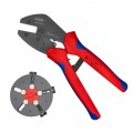 Zaciskarka Praska do końcówek kablowych 0,25-6mm2 z magazynkiem + 3 wymienne matryce MultiCrimp KNIPEX 97 33 01