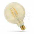 Żarówka LED E27 230V 2W 250lm 2700-3200K Gold Retro Shine gruszka barwa WW biała ciepła SPECTRUM LED