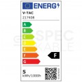 Żarówka LED E27 230V 4,5W 470lm 4000K IP20 barwa NW biała neutralna V-TAC VT-1879