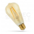 Żarówka LED E27 230V 4,9W 490lm 2400K Gold Retro Shine ST58 "Edison" barwa ciepła WW SPECTRUM LED