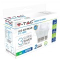 Żarówka LED E27 230V 9W 806lm 4000K IP20 barwa NW biała neutralna V-TAC VT-1900 3 sztuki