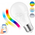 Żarówka LED E27 230V 9W 850lm RGB CCT regulowana ściemnialna sterowana WI-FI SMART SPECTRUM LED