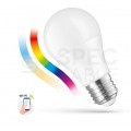 Żarówka LED E27 230V 9W 850lm RGB CCT regulowana ściemnialna sterowana WI-FI SMART SPECTRUM LED