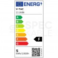 Żarówka LED GU10 230V 4,5W 400lm 4000K IP20 barwa NW biała neutralna V-TAC VT-1975