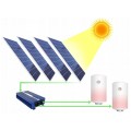Zestaw solarny 2150W do grzania wody w bojlerach: Przetwornica ECO Solar Boost MPPT-3000 3kW + 5x Panel solarny monokrystaliczny 430W + 2x25mb kabel solarny+ złącza MC4