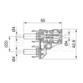 Złącze solarne MC4 dwójnik równoległy fotowoltaiczny PV IP67 Staubli Multi-Contact 2x gniazdo(+) -> 1x wtyk(-) EVO2