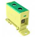 Złączka szynowa 1-torowa ZGX 35mm2 125A żółto-zielona INCOBEX