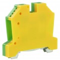 Złączka szynowa 1-torowa ZUG 10mm2 57A żółto-zielona EM GROUP