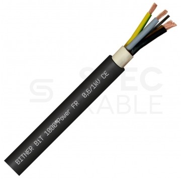 Kabel energetyczny ziemny BiT 1000 Power FR 5x10mm2 czarny 0,6/1kV olejoodporny linka Bitner