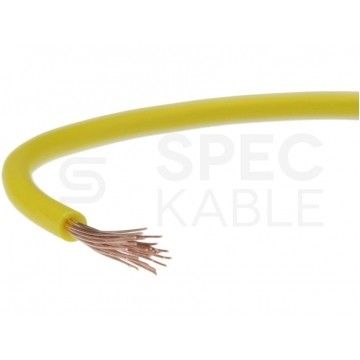 Kabel instalacyjny LgY / H07V-K 0,35mm2 jednożyłowy żółty 300/500V giętki linka Texsim