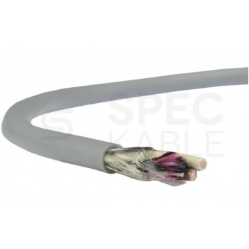 Kabel sterowniczy BiT LIYCY 2x0,75mm2 szary 300/300V ekranowany olejoodporny linka Bitner