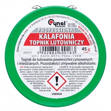 Kalafonia do lutowania topnik lutowniczy 45g