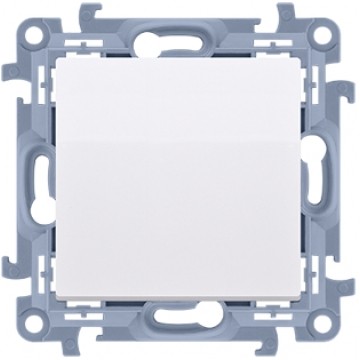 Łącznik krzyżowy pojedynczy SIMON 10 biały 10AX bez piktogramu Kontakt Simon CW7.01/X/11