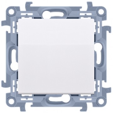 Łącznik schodowy pojedynczy SIMON 10 biały 10AX bez piktogramu Kontakt Simon CW6.01/X/11