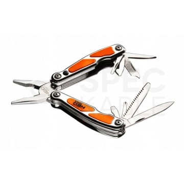 Multitool 10w1 narzędzie wielofunkcyjne mini LED (scyzoryk, kombinerki i inne) w zestawie z etui NEO 01-027