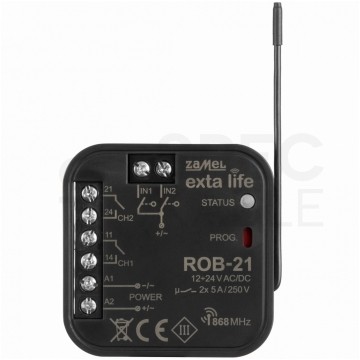 OUTLET Sterownik Radiowy odbiornik bramowy 12-24V ROB-21 EXTA LIFE ZAMEL