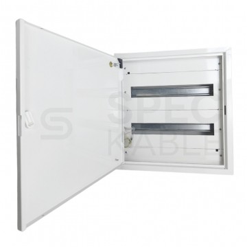 Rozdzielnica natynkowa metalowa 2x18 modułów IP30 (400V AC) 455x436x130mm drzwi pełne KOLE SYSTEMS