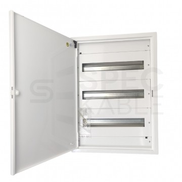 Rozdzielnica natynkowa metalowa 3x18 modułów IP30 (400V AC) 605x436x130mm drzwi pełne Doktorvolt