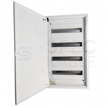 Rozdzielnica natynkowa metalowa 4x18 modułów IP30 (400V AC) 755x436x130mm drzwi pełne Doktorvolt