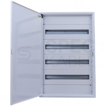 Rozdzielnica natynkowa metalowa 4x24 modułów IP30 (400V AC) 836x544x130mm drzwi pełne Doktorvolt