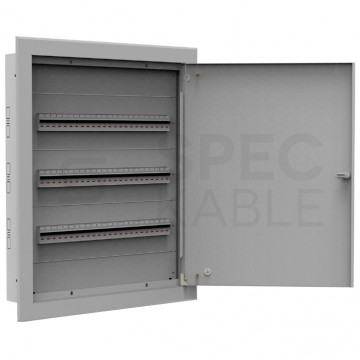 Rozdzielnica podtynkowa metalowa 3x24 modułów IP30 (400V AC) 665x523x130mm drzwi pełne Doktorvolt