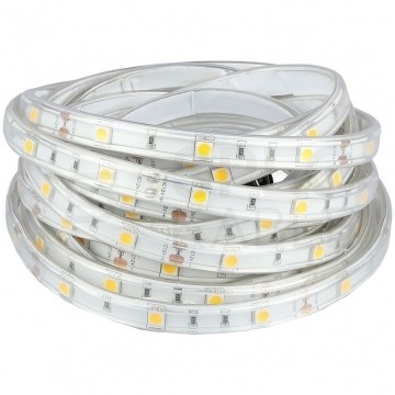 Taśma 150x LED 5050 4.8W/mb 3000K IP65 12V op=5m barwa WW biała ciepła V-TAC VT-5050