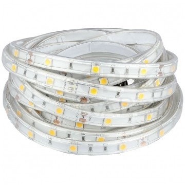 Taśma 150x LED 5050 4.8W/mb 6000K IP65 12V op=5m barwa CW biała zimna V-TAC VT-5050