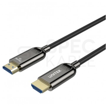 UNITEK Kabel optyczny HDMI 2.1 8K Ultra High Speed 8K@60 4K@120 30m