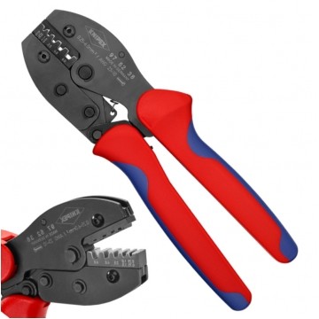 Zaciskarka Praska do tulejek kablowych 0,25-6mm2 z matrycą trapezową PreciForce KNIPEX 97 53 09