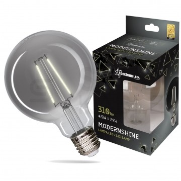 Żarówka LED E27 230V 4,5W 310lm 4000K MODERSHINE kula "G95" barwa NW biała neutralna SPECTRUM LED