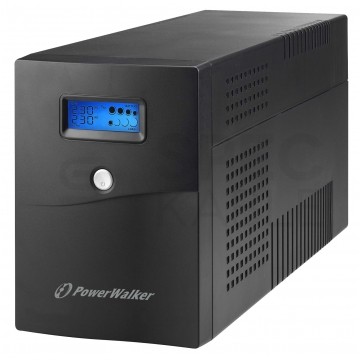 Zasilacz awaryjny UPS TOWER 1800W / 3000VA 2x9 Ah VI 3000 SCL FR PowerWalker