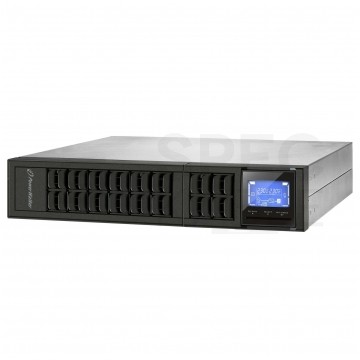 Zasilacz awaryjny UPS TOWER/RACK 19" 2U 1600W / 2000VA 4x9 Ah VFI 2000 CRM LCD PowerWalker