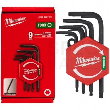 Zestaw kluczy imbusowych MINI Torx T8-T40 9szt. MILWAUKEE