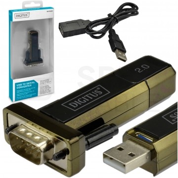 DIGITUS Konwerter szeregowy adapter USB 2.0 A / RS-232 (D-Sub 9-pin)