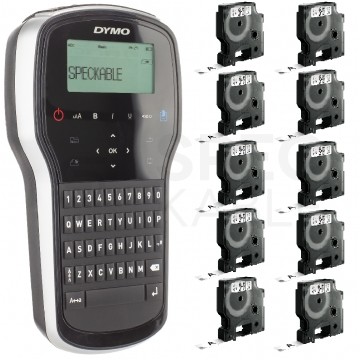 Drukarka etykiet DYMO LabelManager 280 dla biura, domu, instalatora (LM 280) [S0968920] + 10 taśm DYMO D1 12mm [S0720530]